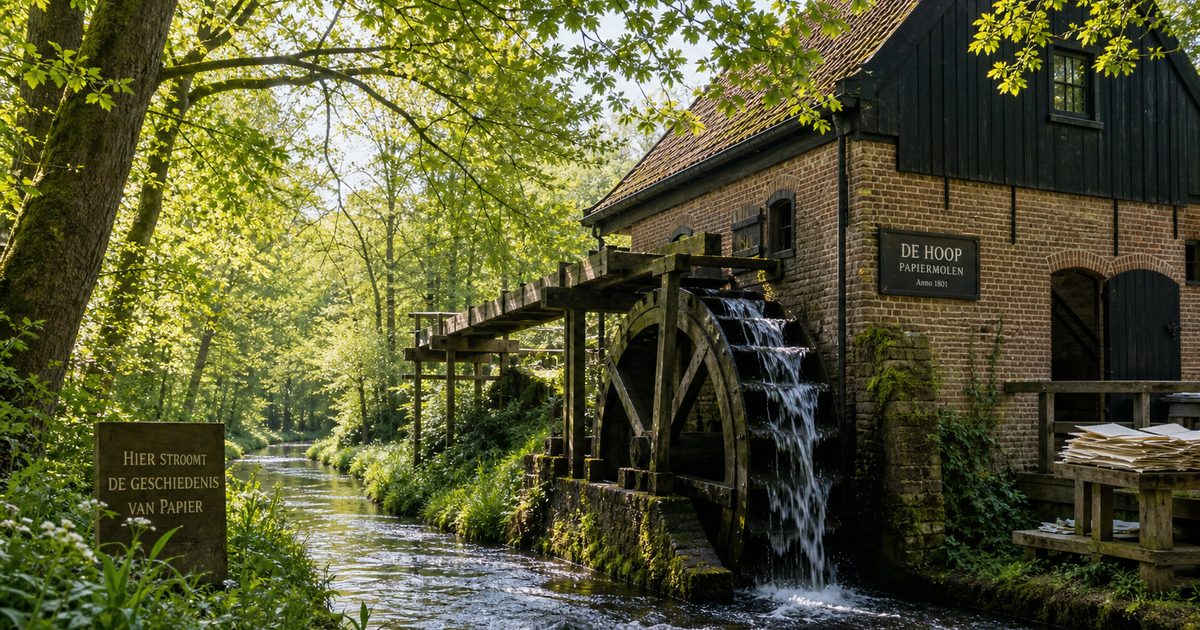 De papiermolens van de Veluwe: waarom stonden er zoveel in Eerbeek, Loenen en Heelsum?