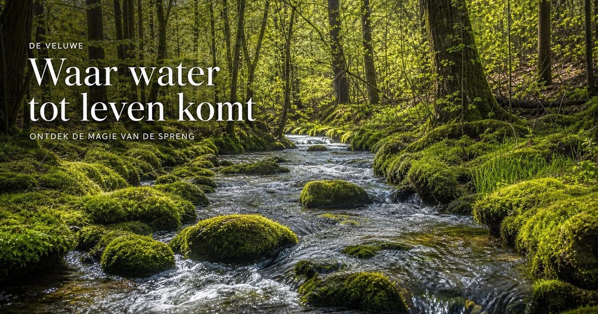 Wat is een spreng? Het Veluwse waterwerk achter beken en molens